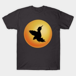 Bird on the background of the sun T-Shirt